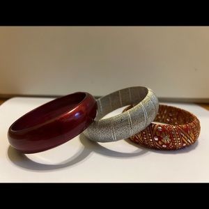Three piece bangle/bracelet